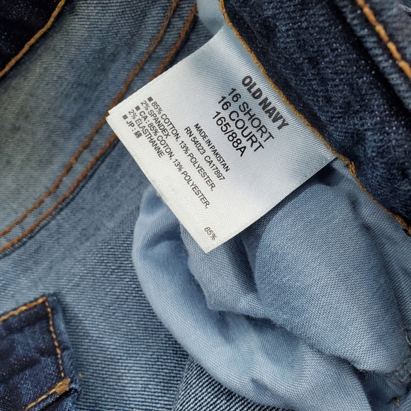 Old Navy The Flirt Jeans sz 16 - Picture 3 of 3